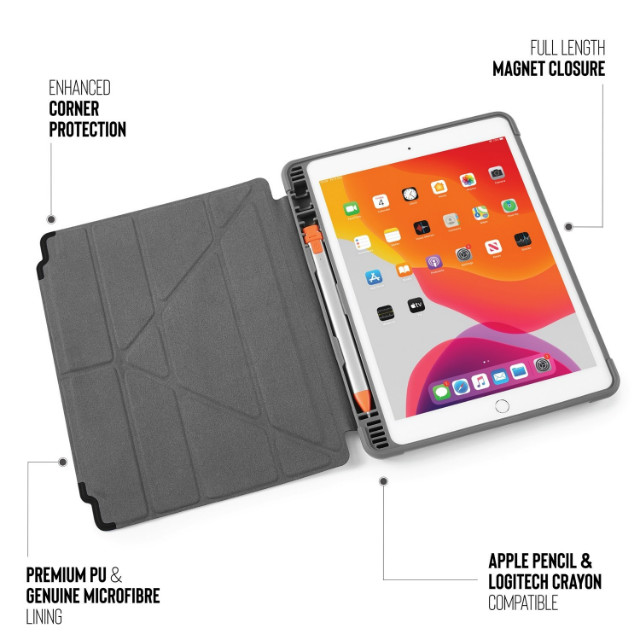 Funda Pipetto Origami Pencil Shield iPad 10,2" 9ª/8ª/7ª Gen 2021-2019